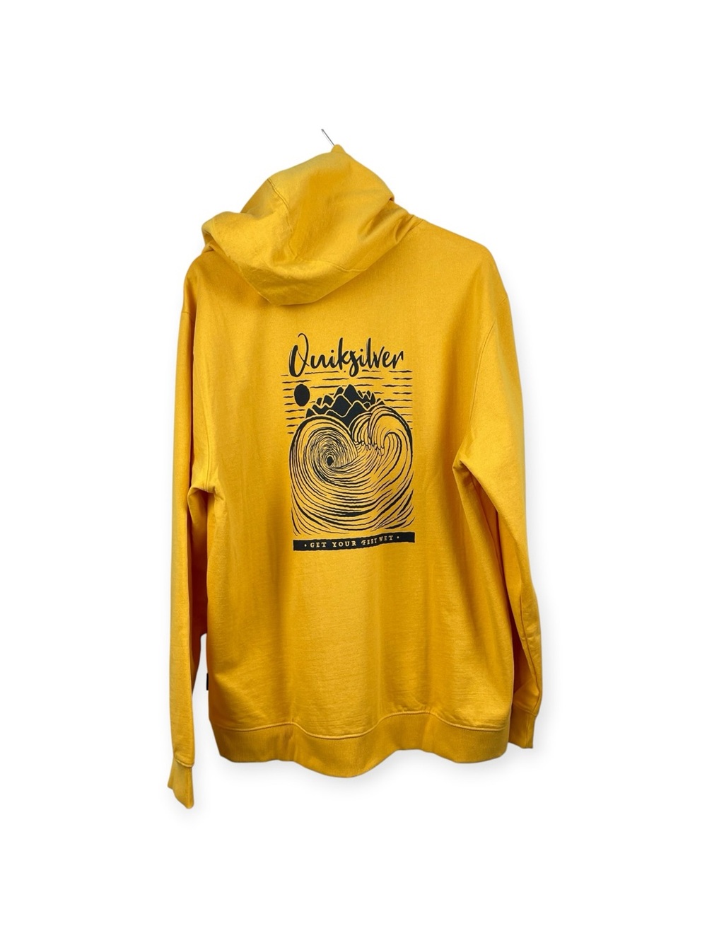 Quiksilver Gold Honey Colored Pullover Hoodie Men's Size XL NWT MSRP $70